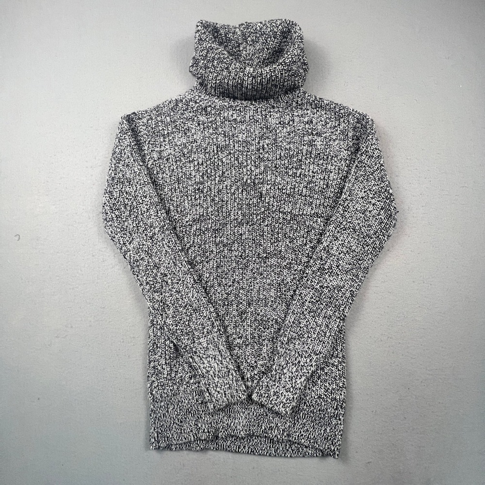 Abercrombie‎ & Fitch Turtleneck Sweater Womens M Nerdcore Marled Knit Cozy